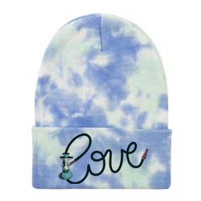 Hookah Love Tie Dye 12in Knit Beanie