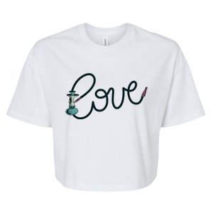 Hookah Love Bella+Canvas Jersey Crop Tee