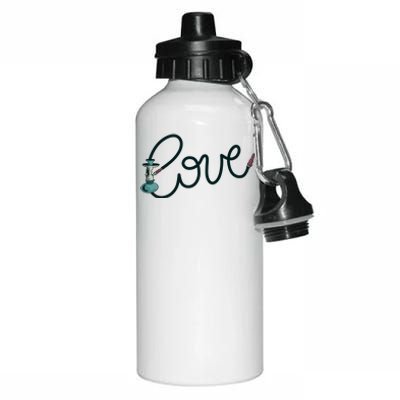 Hookah Love Aluminum Water Bottle