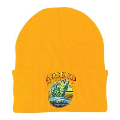 Hooked On Jesus Knit Cap Winter Beanie