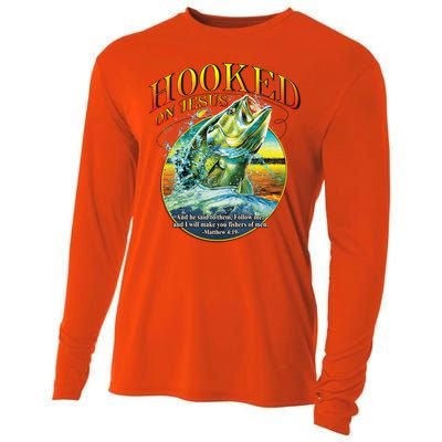 Hooked On Jesus Cooling Performance Long Sleeve Crew