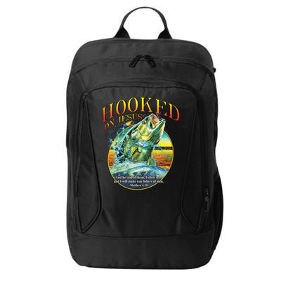 Hooked On Jesus City Backpack