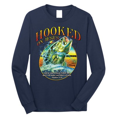 Hooked On Jesus Long Sleeve Shirt