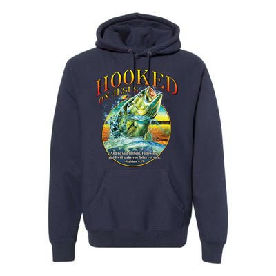 Hooked On Jesus Premium Hoodie