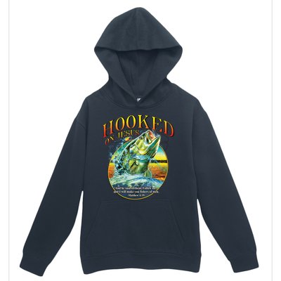 Hooked On Jesus Urban Pullover Hoodie