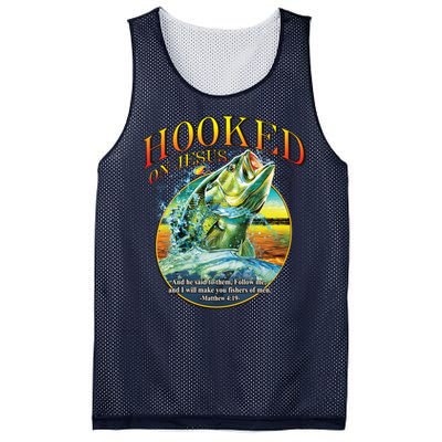 Hooked On Jesus Mesh Reversible Basketball Jersey Tank