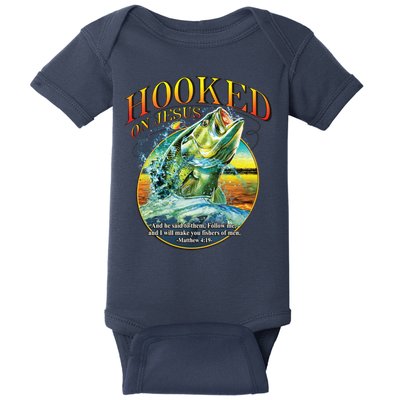 Hooked On Jesus Baby Bodysuit