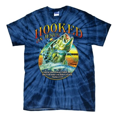 Hooked On Jesus Tie-Dye T-Shirt