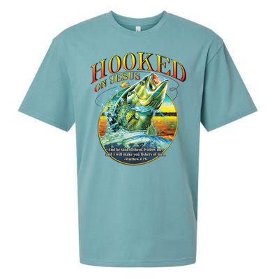 Hooked On Jesus Sueded Cloud Jersey T-Shirt