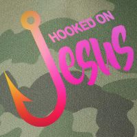 Hooked On Jesus Fish Hook Legacy Tie Dye Trucker Hat