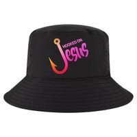 Hooked On Jesus Fish Hook Cool Comfort Performance Bucket Hat