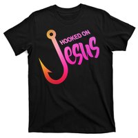 Hooked On Jesus Fish Hook T-Shirt