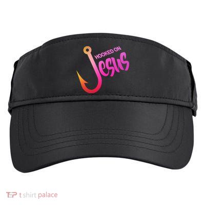 Hooked On Jesus Fish Hook Adult Drive Performance Visor