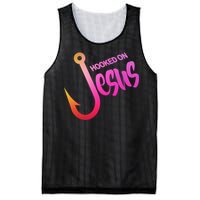 Hooked On Jesus Fish Hook Mesh Reversible Basketball Jersey Tank