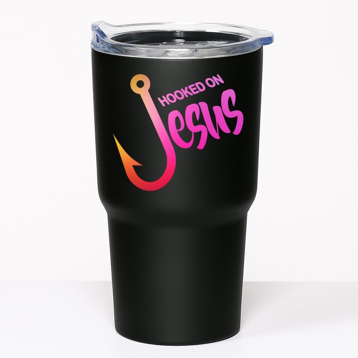 Hooked On Jesus Fish Hook Tumbler