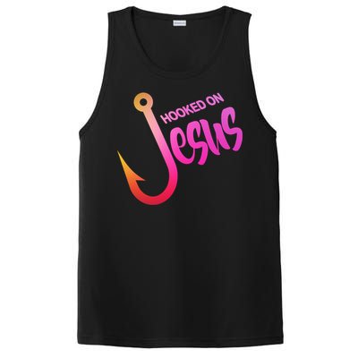 Hooked On Jesus Fish Hook PosiCharge Competitor Tank