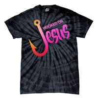 Hooked On Jesus Fish Hook Tie-Dye T-Shirt