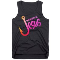 Hooked On Jesus Fish Hook Tank Top