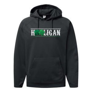 Hooligan Irish Clover St. Patrick's Day Performance Fleece Hoodie