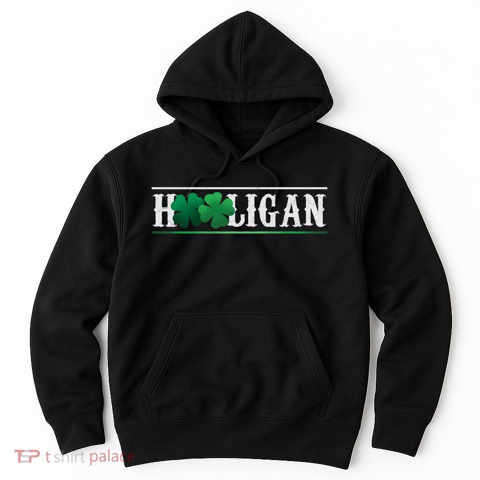 Hooligan Irish Clover St. Patrick's Day Hoodie