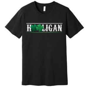 Hooligan Irish Clover St. Patrick's Day Premium T-Shirt