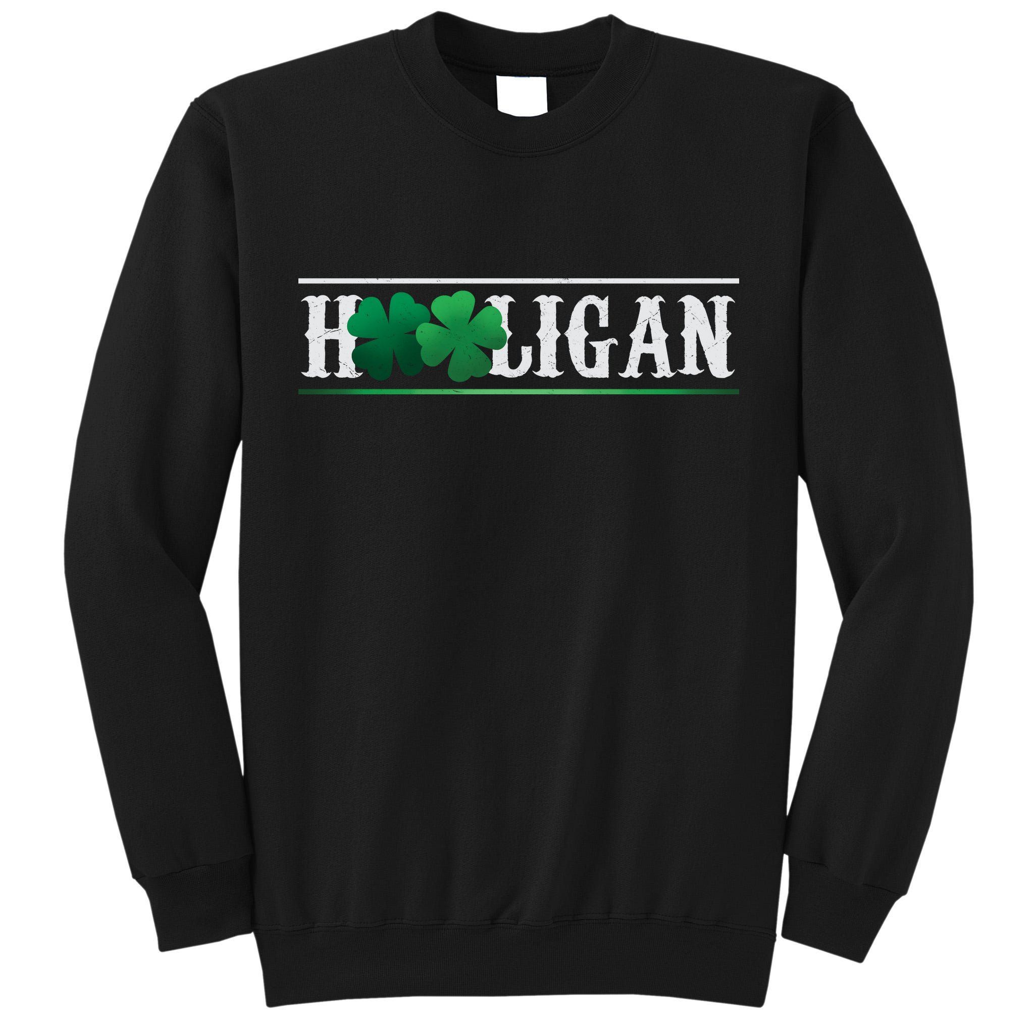 Hooligan Irish Clover St. Patrick's Day Tall Sweatshirt