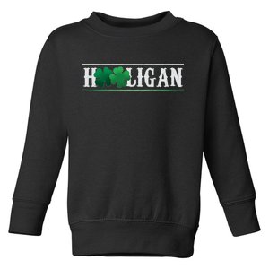 Hooligan Irish Clover St. Patrick's Day Toddler Sweatshirt