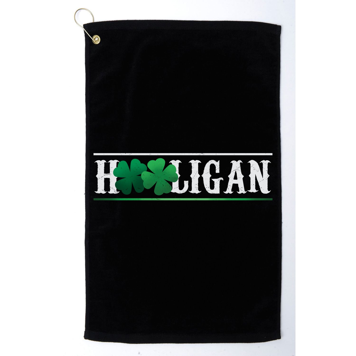 Hooligan Irish Clover St. Patrick's Day Golf Towel