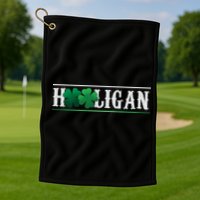 Hooligan Irish Clover St. Patrick's Day Golf Towel