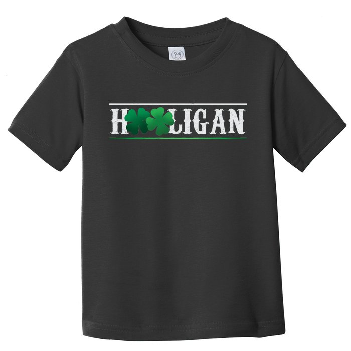 Hooligan Irish Clover St. Patrick's Day Toddler T-Shirt