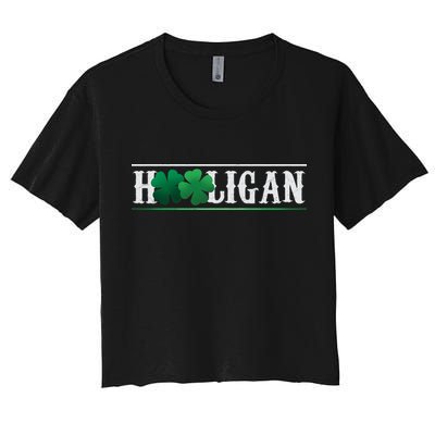 Hooligan Irish Clover St. Patrick's Day Crop Top