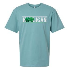 Hooligan Irish Clover St. Patrick's Day Sueded Cloud Jersey T-Shirt