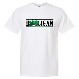 Hooligan Irish Clover St. Patrick's Day Garment-Dyed Heavyweight T-Shirt