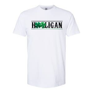 Hooligan Irish Clover St. Patrick's Day Softstyle CVC T-Shirt