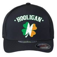 Hooligan Shamrock Ireland Flag Flexfit Unipanel Trucker Cap