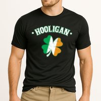 Hooligan Shamrock Ireland Flag Cooling Performance Crew T-Shirt