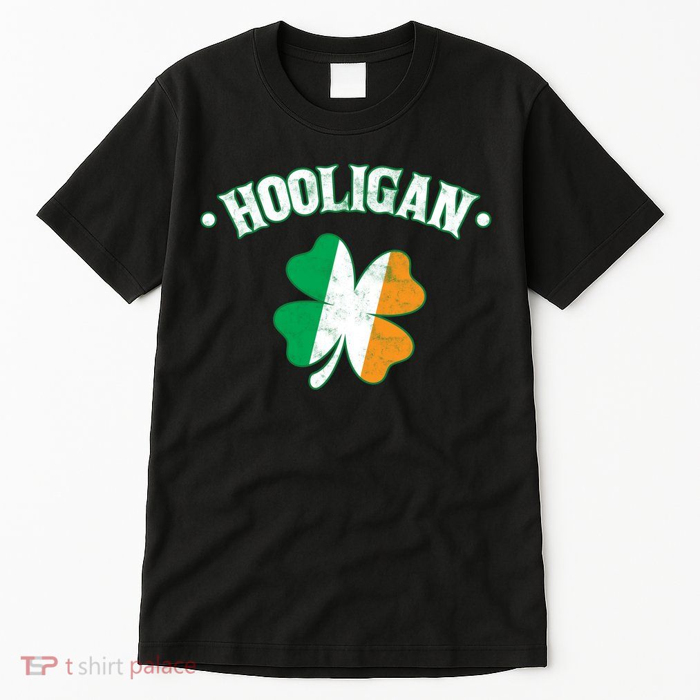 Hooligan Shamrock Ireland Flag Tall T-Shirt