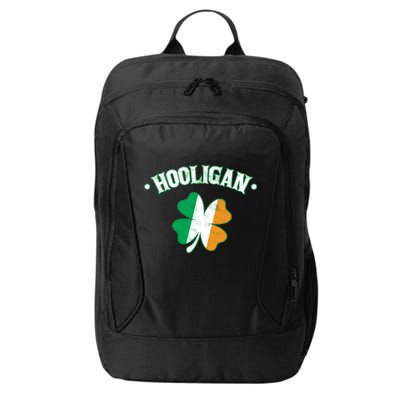 Hooligan Shamrock Ireland Flag City Backpack