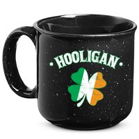 Hooligan Shamrock Ireland Flag 15oz Campfire Ceramic Mug