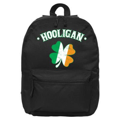 Hooligan Shamrock Ireland Flag 16 in Basic Backpack