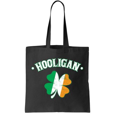 Hooligan Shamrock Ireland Flag Tote Bag