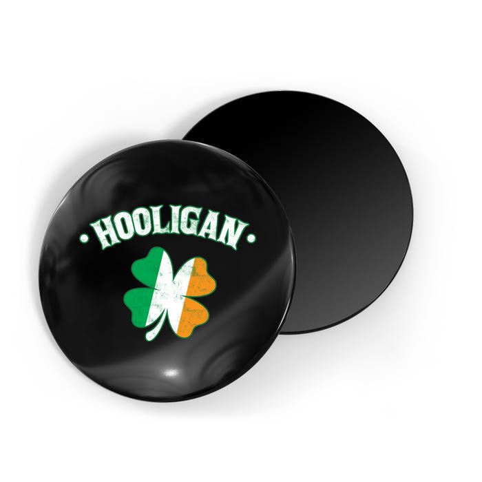 Hooligan Shamrock Ireland Flag Magnet