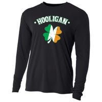 Hooligan Shamrock Ireland Flag Cooling Performance Long Sleeve Crew