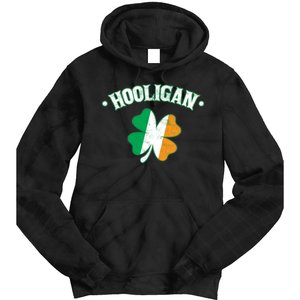 Hooligan Shamrock Ireland Flag Tie Dye Hoodie