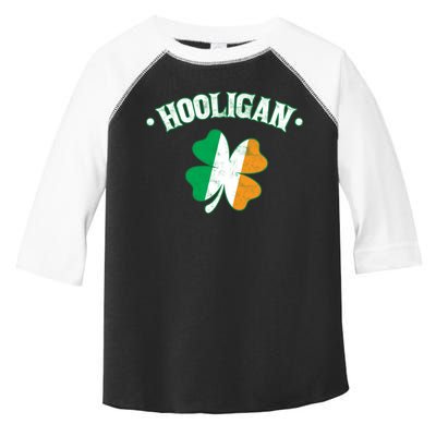 Hooligan Shamrock Ireland Flag Toddler Fine Jersey T-Shirt