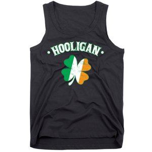 Hooligan Shamrock Ireland Flag Tank Top