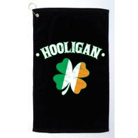 Hooligan Shamrock Ireland Flag Golf Towel
