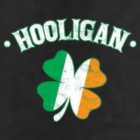 Hooligan Shamrock Ireland Flag Golf Towel