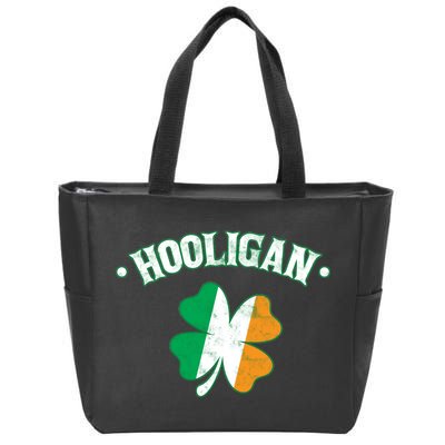 Hooligan Shamrock Ireland Flag Zip Tote Bag