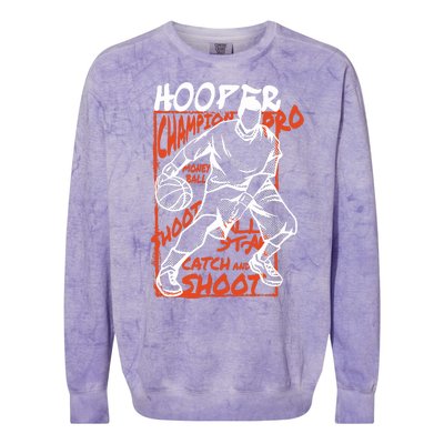 Hooper Basketball Pro Colorblast Crewneck Sweatshirt